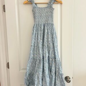Blue Floral Maxi Dress